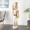58" Gold & Silver Standing Nutcracker Sculpture